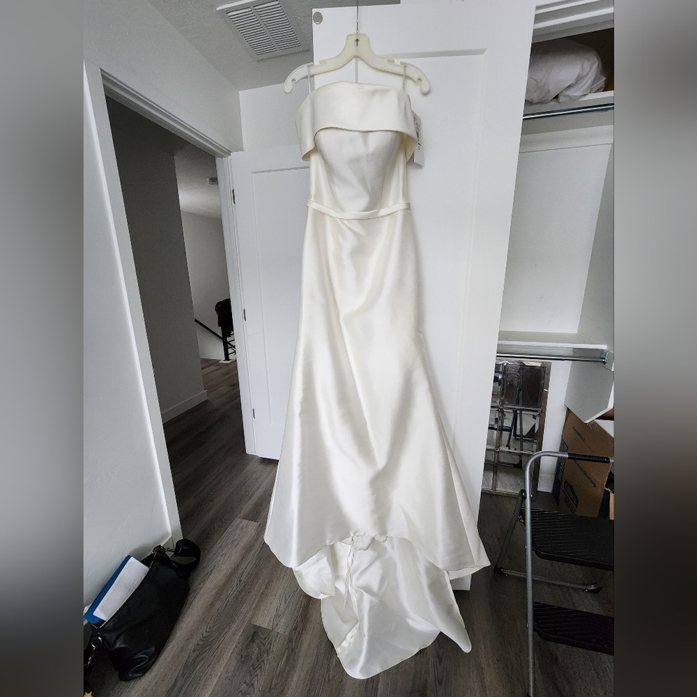 Ivory David's Bridal Wedding dress.